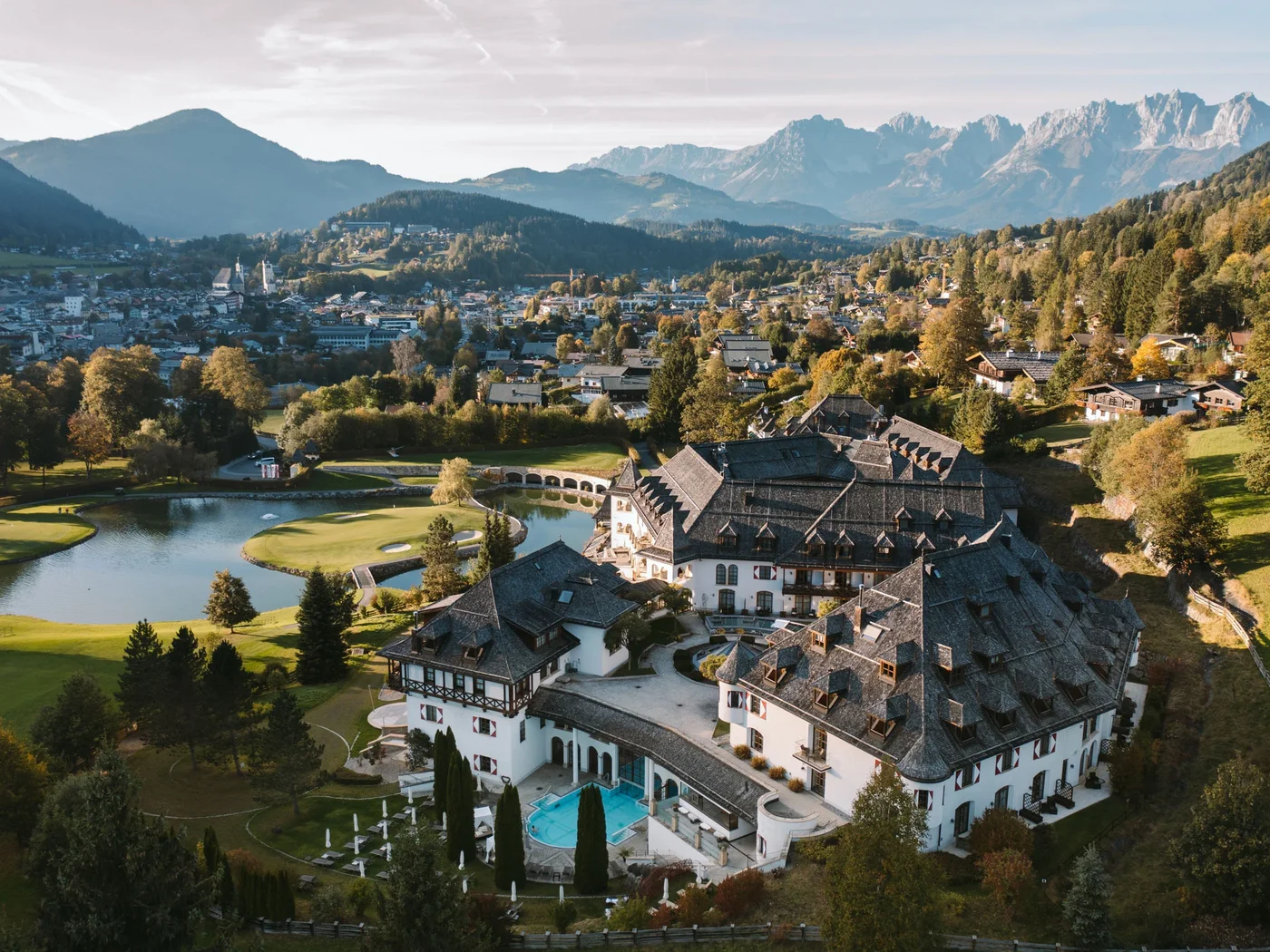 Kitzbühel Kitzbühel aus der Vogelperspektive