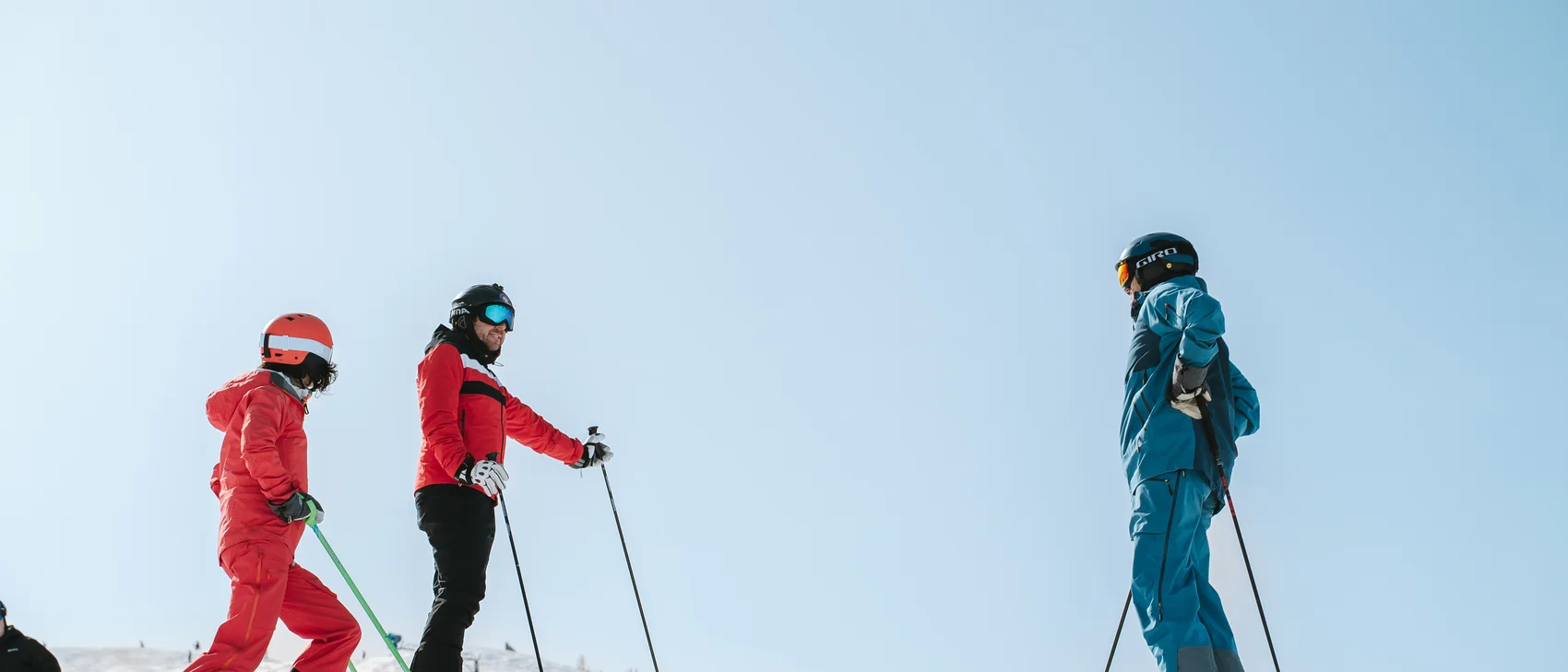 [Translate to Englisch:] Skifahrer auf Piste